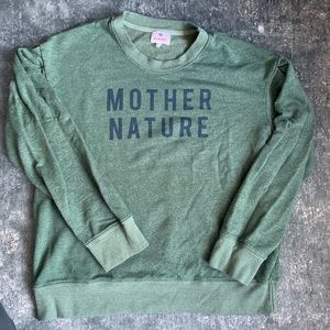 Sundry “Mother Nature” sweatshirt, Size 3/Large